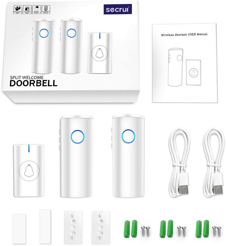 KERUI MY 7 Circle Ding Dong Bell Door Chime Support Expandable Sensors Ring Door Bell